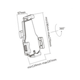 Anti Theft Universal iPad & Tablet Desktop Stand