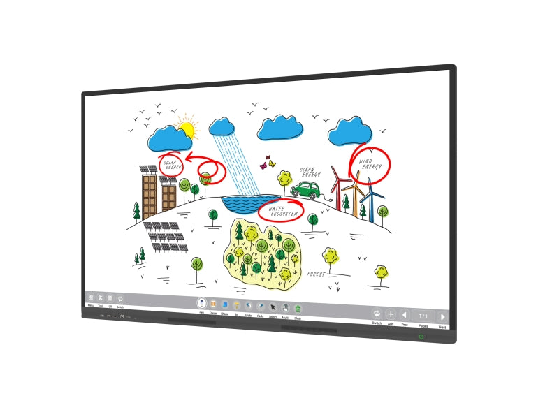 Allsee 4K Interactive Touch Display with MeetingPad Software