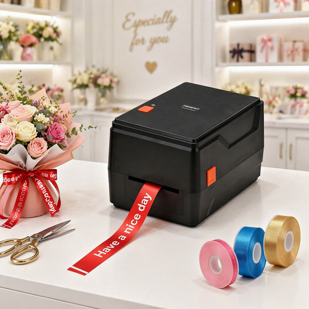 Hoin HQ490 4 inch 203dpi Thermal Transfer Label Printer