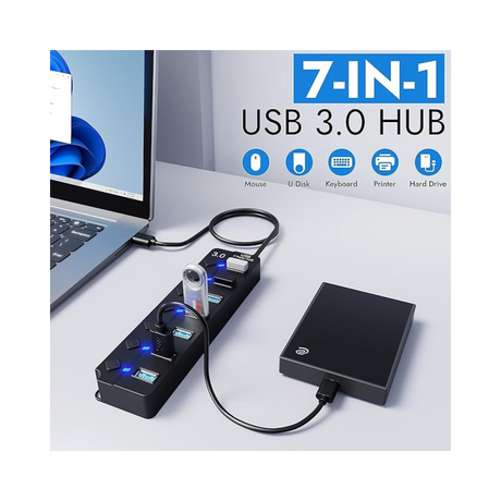 7 port Hub (7 x USB3)