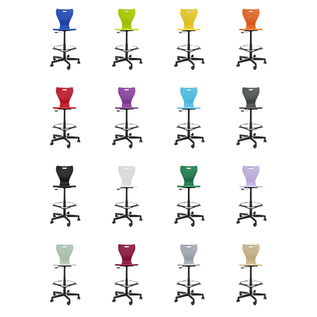 Spaceforme en Classic Draughtsman Chair with Castors