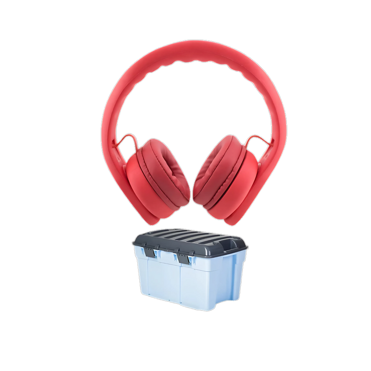 Classroom Headphone Set (32 Unbreakable, 4 Pole Red)