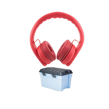 Classroom Headphone Set (32 Unbreakable, 4 Pole Red)