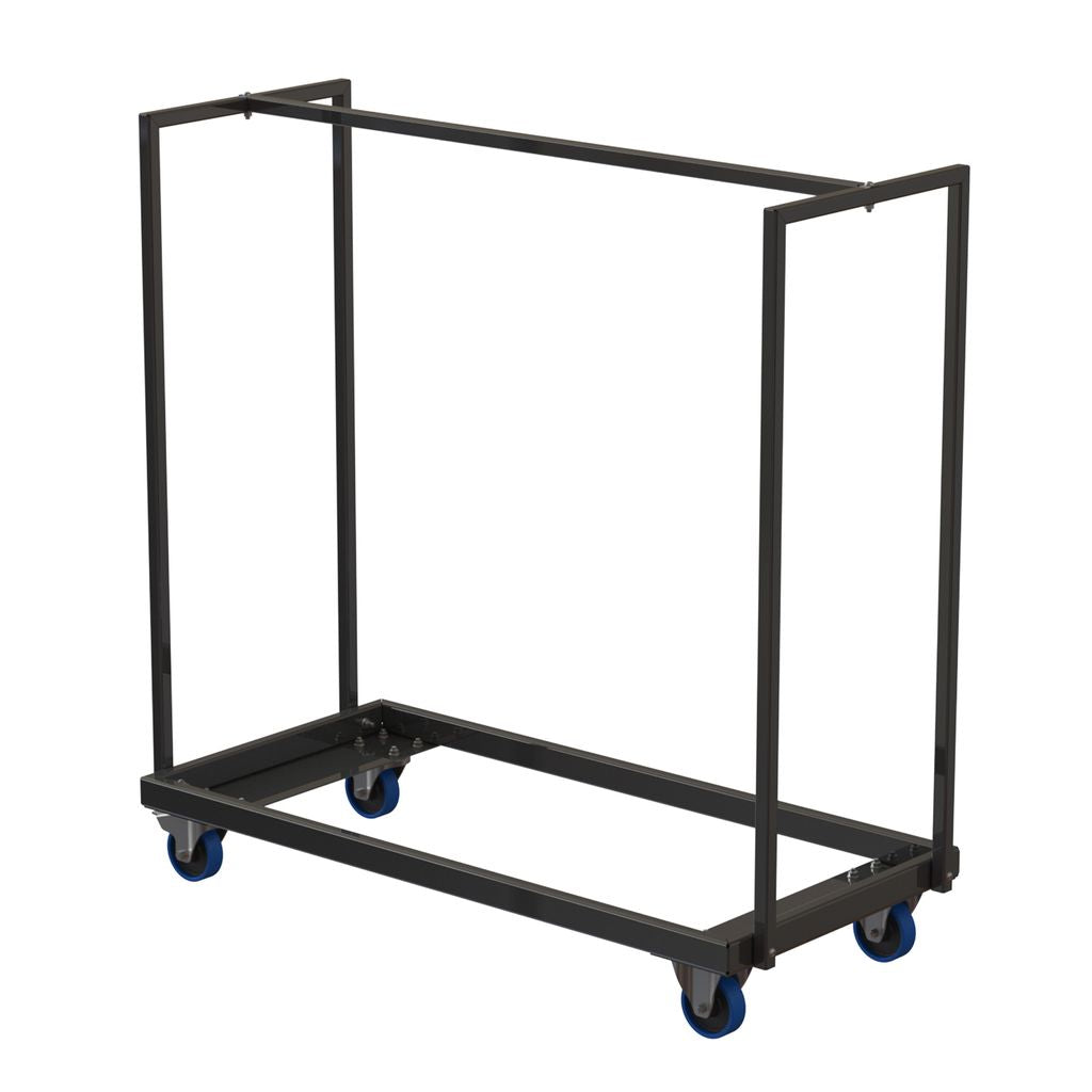 Spaceforme zlite black horizontal 40 desk storage trolley