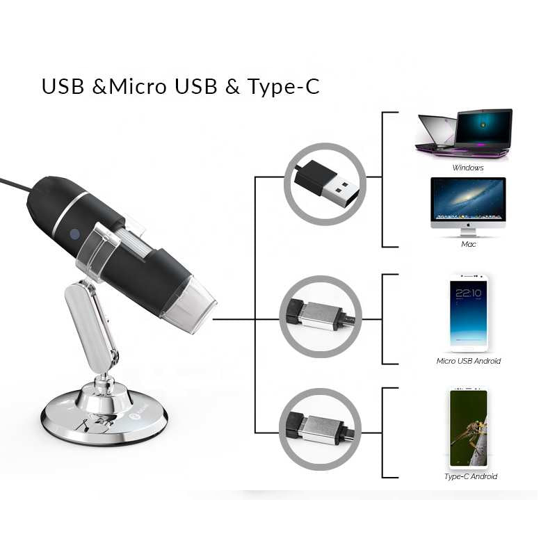 High Resolution Portable USB Digital Video Microscope