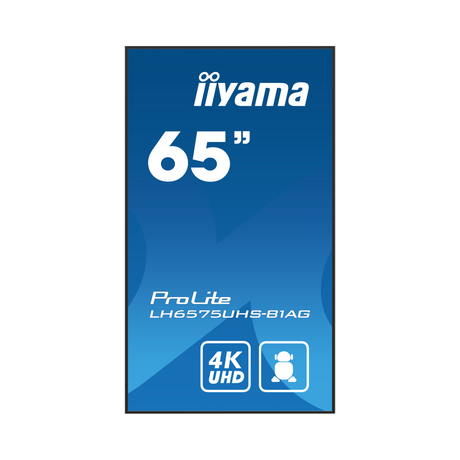 Iiyama Professional Digital Signage Display + Android OS, 4K UHD