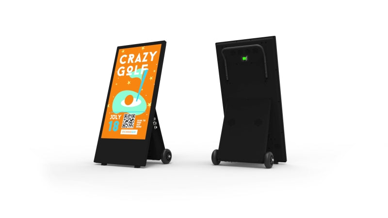 Allsee Outdoor High-Brightness Digital Battery A-Board - 43" Black