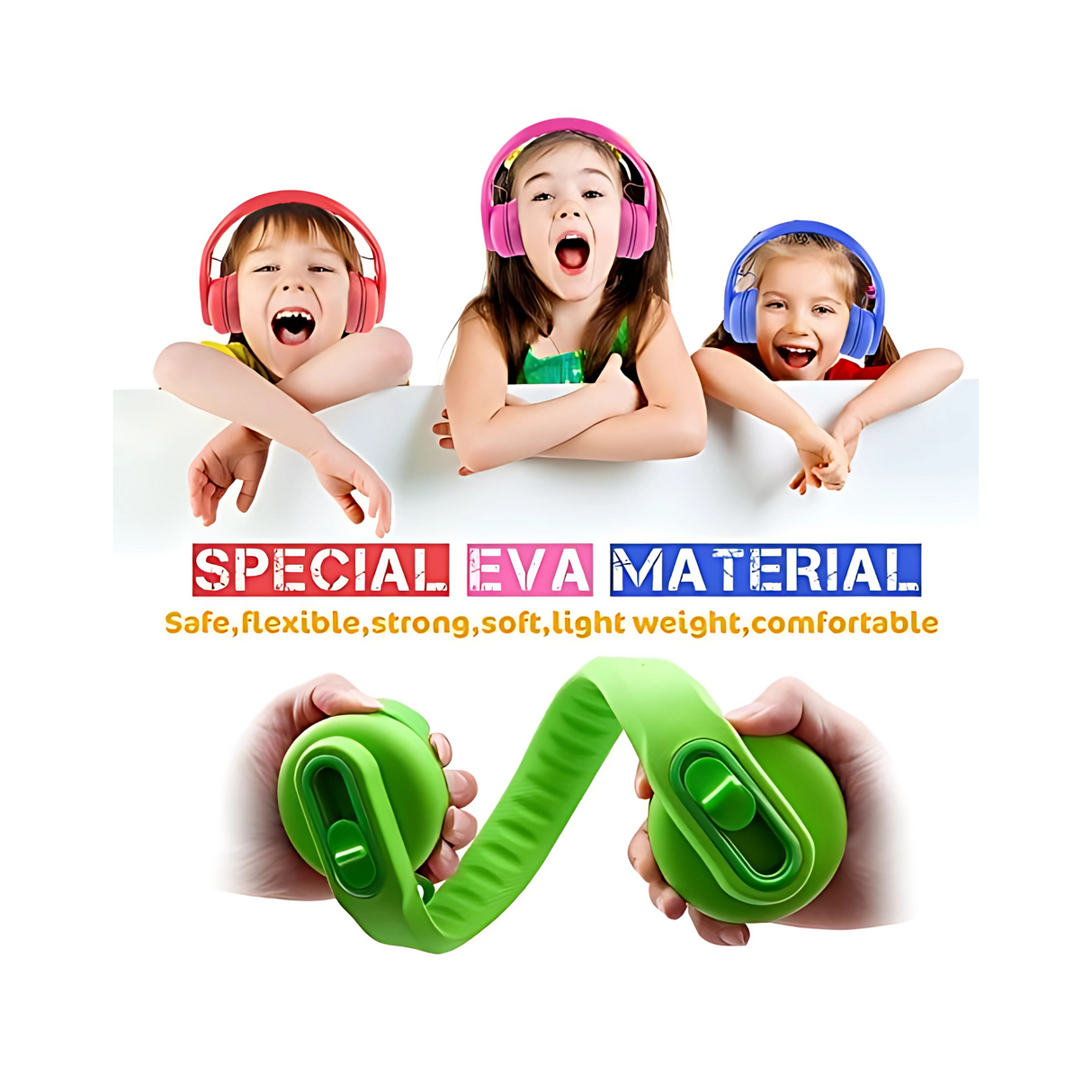 Classroom Headphone Set (32 Almost Unbreakable Green, 4 Pole, USB, or USB-C)