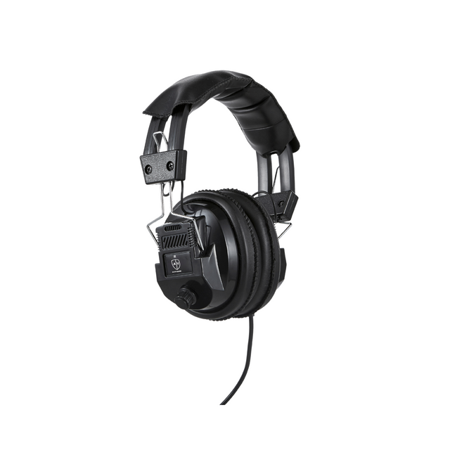 Quality Black Stereo Headphones with vol ctrl on earpiece