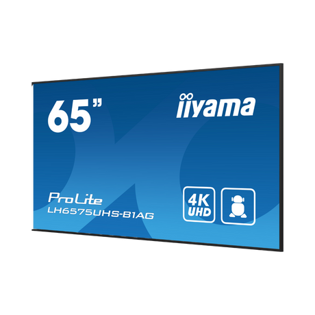 Iiyama Professional Digital Signage Display + Android OS, 4K UHD