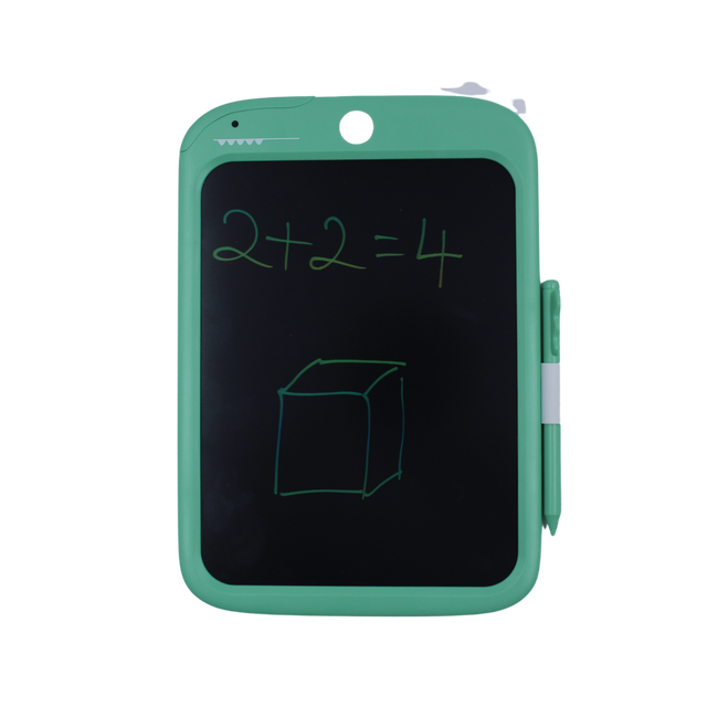 10" Green Dinosaur LCD Writing Tablet - Portrait