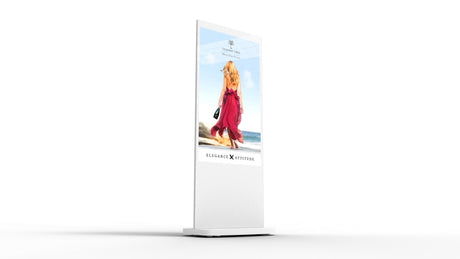 Allsee White Android FreedStanding Digital Poster
