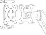 Universal VESA Mount Adapter Max 15.6" - 75 x 75, 100 x 100 VESA