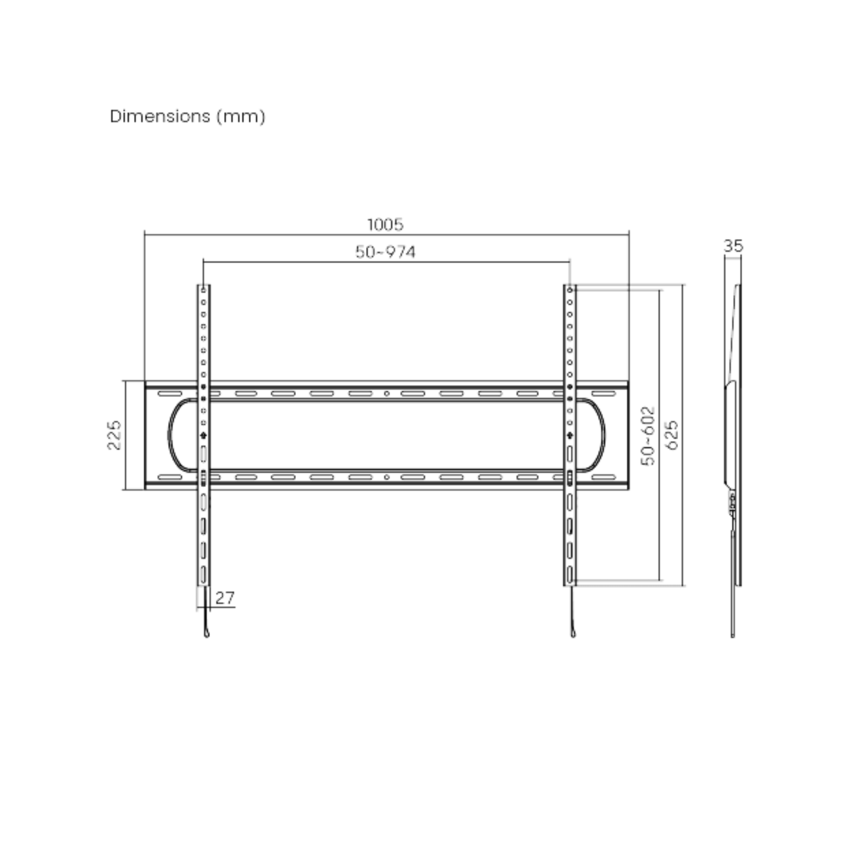 Heavy Duty Large  Screen Wall Mount