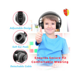 Classroom Headphone Set (32 Unbreakable, 4 Pole Black)