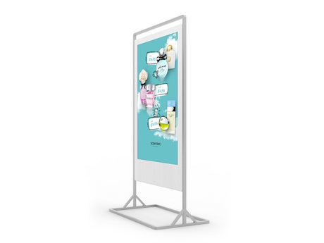 Allsee Superslim Freestanding Double-Sided Digital Poster