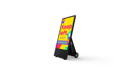 Allsee Outdoor High-Brightness Digital Battery A-Board - 43" Black