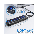 7 port Hub (7 x USB3)