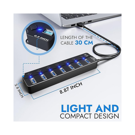 7 port Hub (7 x USB3)
