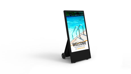 Allsee Outdoor High-Brightness Digital Battery A-Board - 43" Black