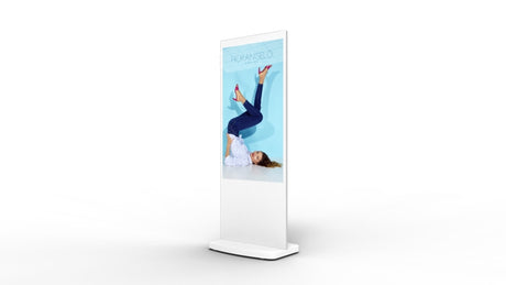 Allsee White Android FreedStanding Digital Poster