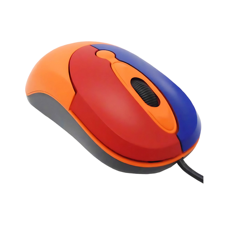 Easy2Use Childrens Small Size Computer Starta Mouse USB - Orange