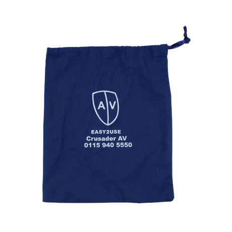 Cotton Drawstring Bag 230 x 270mm - Blue