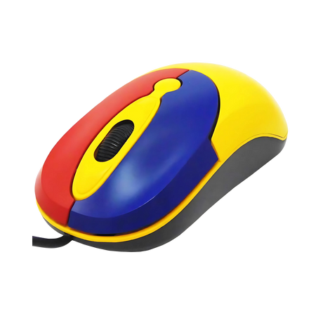 Easy2Use Childrens Small Size Computer Mouse USB - Yellow