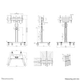 Neomounts FL50S-825 MOVE Mobile Floor Stand