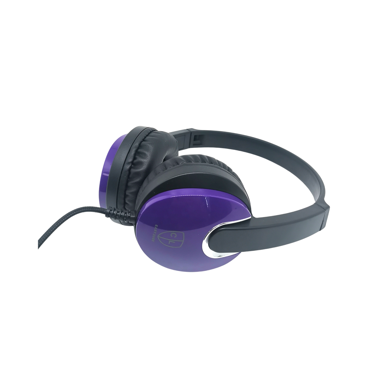 24 Classroom Set: Purple Headphone with microphone (4-Pole)