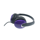 24 Classroom Set: Purple Headphone with microphone (4-Pole)