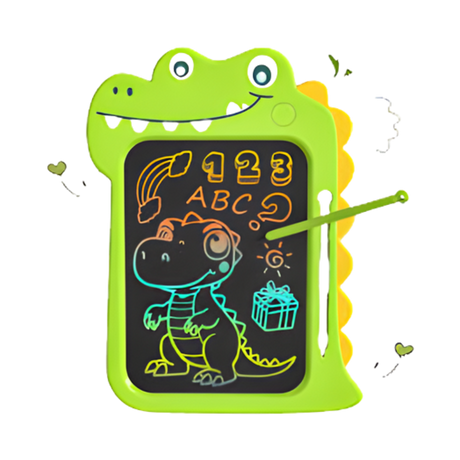 10" LCD Writing Tablet - Green Dinosaur
