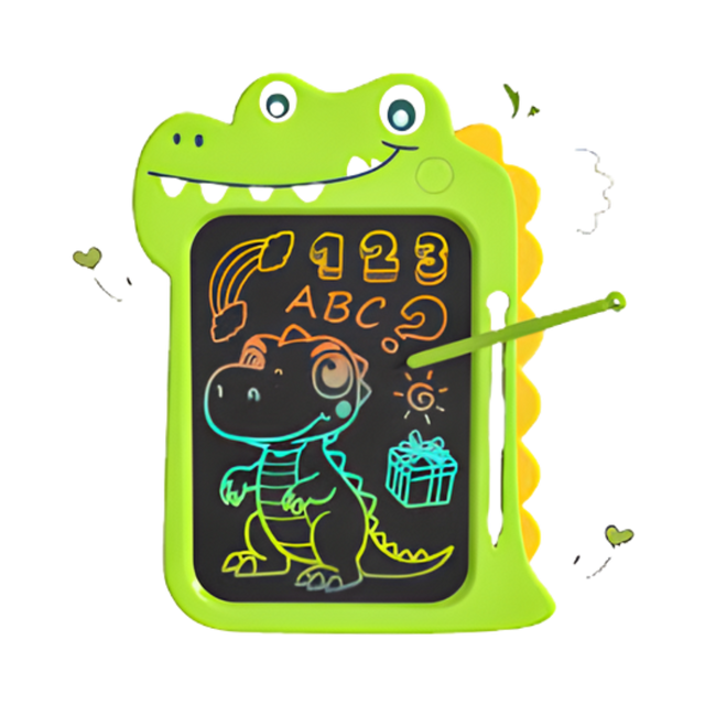 10" LCD Writing Tablet - Green Dinosaur