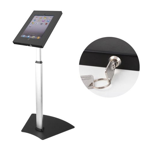 Height Adjustable iPad Air Floor Stand with Lock