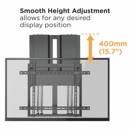 Height-Adjustable Wall Mount for Displays from 50" to 65" & 60kg
