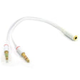 4 Pole (F) to 2 x 3.5mm (M) - Tablet to PC Connector