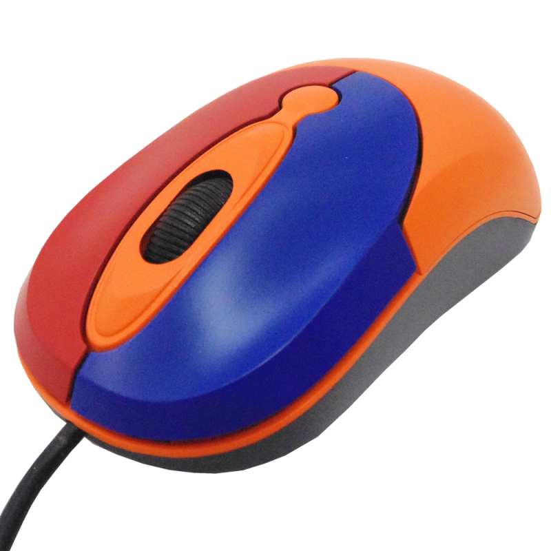 Easy2Use Childrens Small Size Computer Starta Mouse USB - Orange