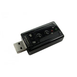 USB Audio Adapter with MIC and Headphone Ports