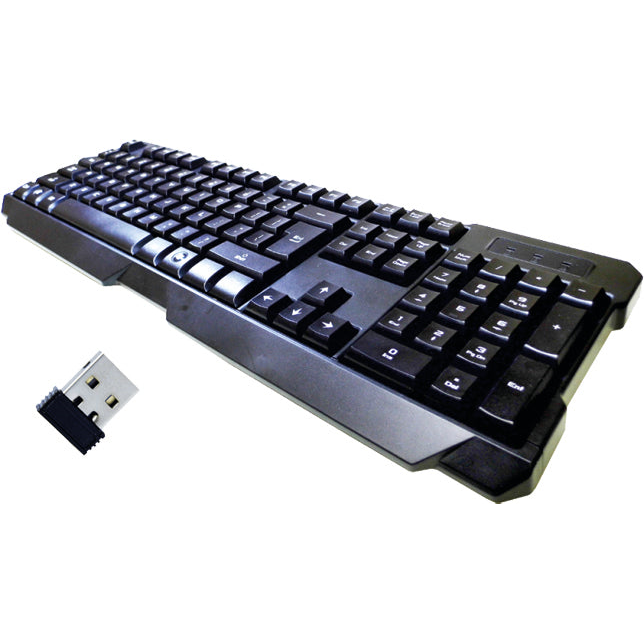 Easy2Use105 Key Wireless Keyboard with Nano Dongle